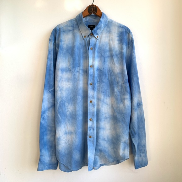 J. Crew Other - Jcrew tie-dyed light weight button down EUC SZ  XL